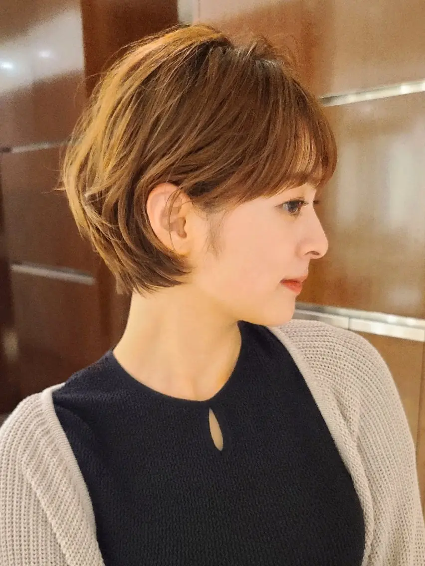 ショート 中高下 由真 ◎モニター様価格のヘアスタイル