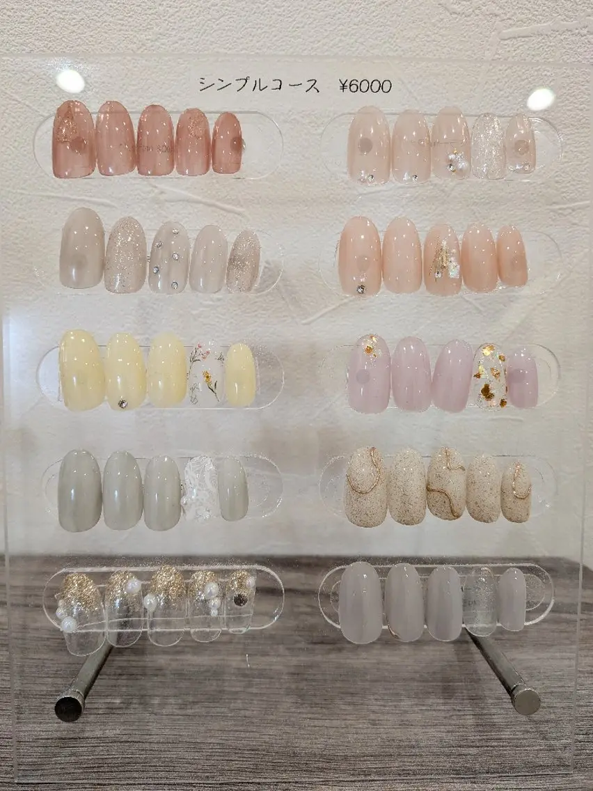 ネイル シンプルネイル miel nail mayaのネイルデザイン
