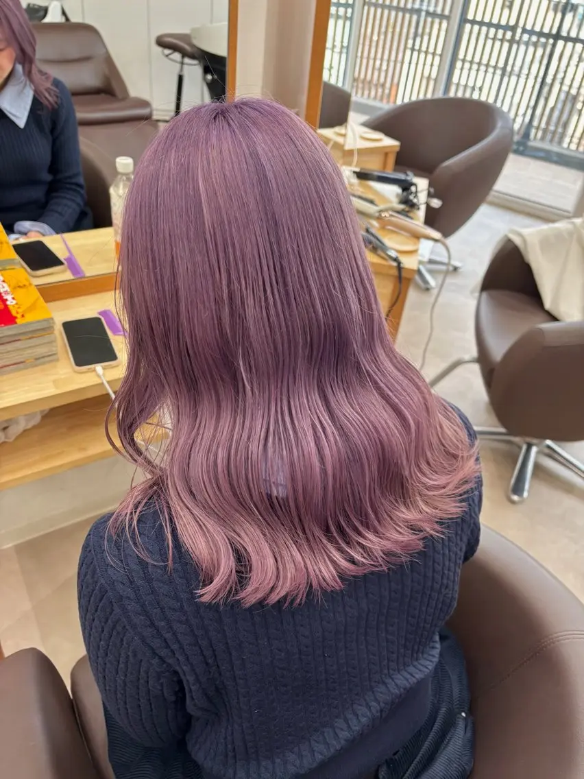 カラー ハイトーンカラー ヘアカラー Ops hair カラー/縮毛矯正のヘアスタイル