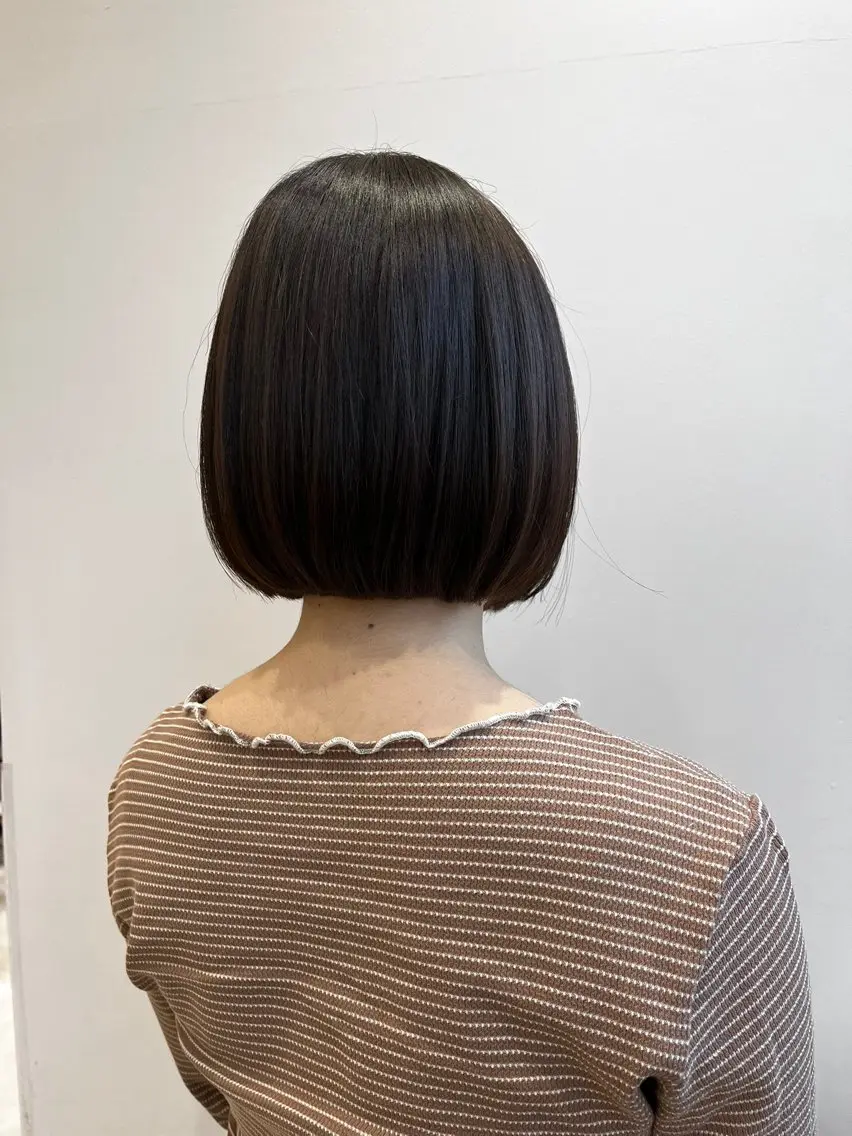 セミロング カラー ヘアアレンジ ヘアカラー トリートメント 暖色韓国ヘア🤍 保科侑花のヘアスタイル