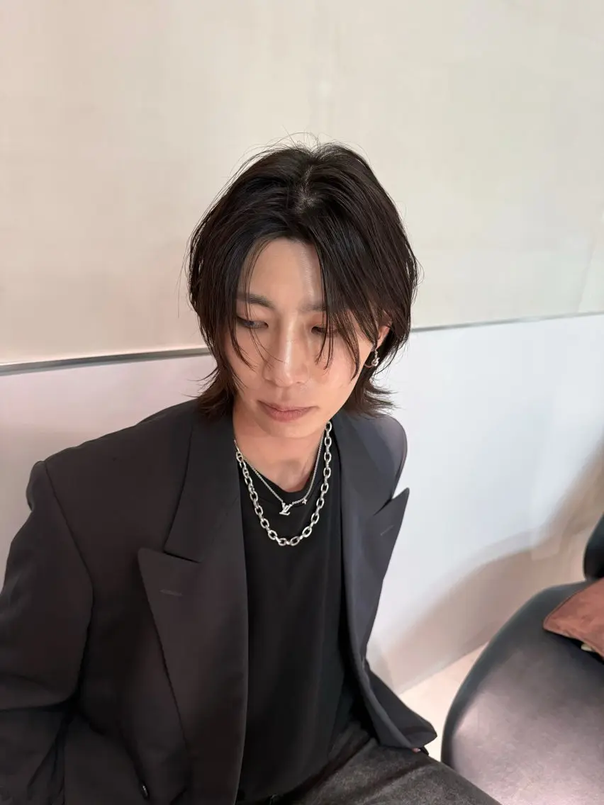ミディアム ミディアムパーマ 学生 就活ヘア 韓国風ヘア カット ✨レイヤー/韓国 /✨ヘア山下　遥のヘアスタイル