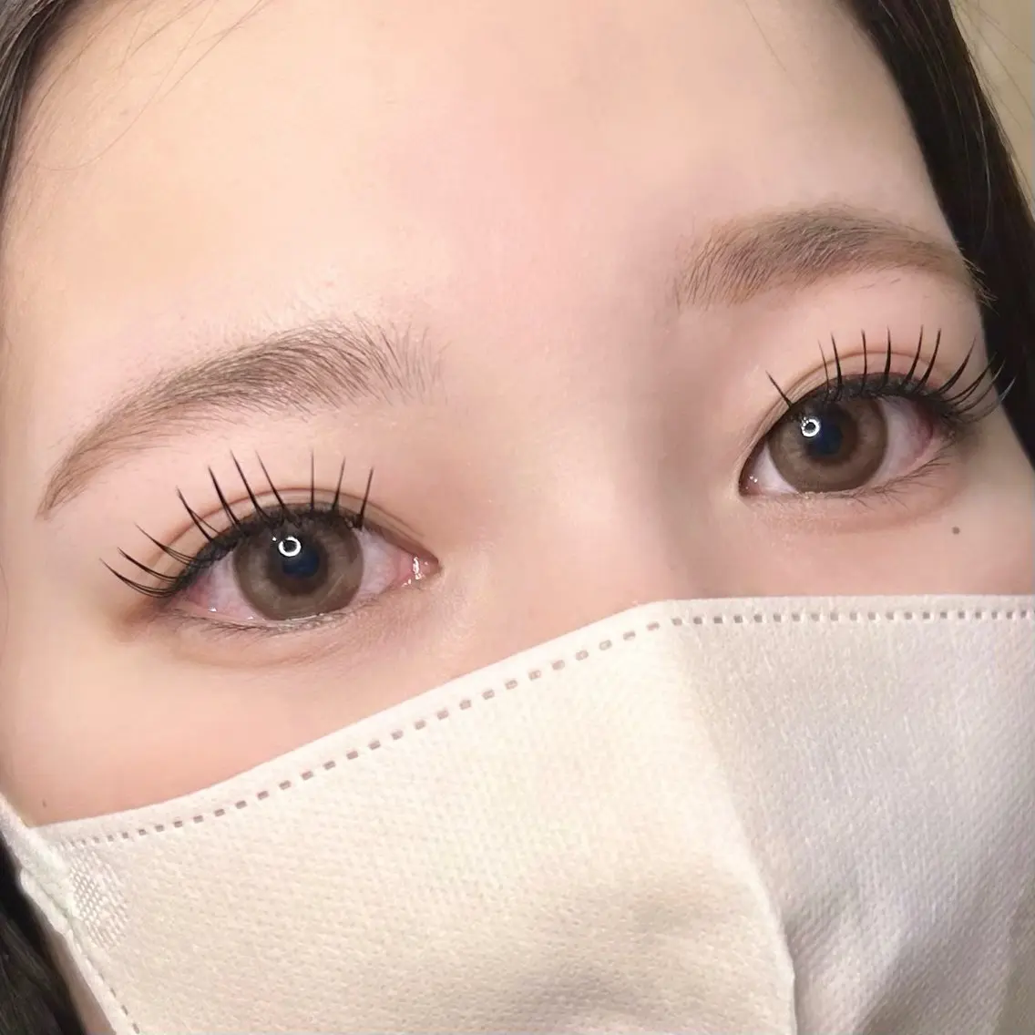 Lカール🩵フラットラッシュ120本の写真