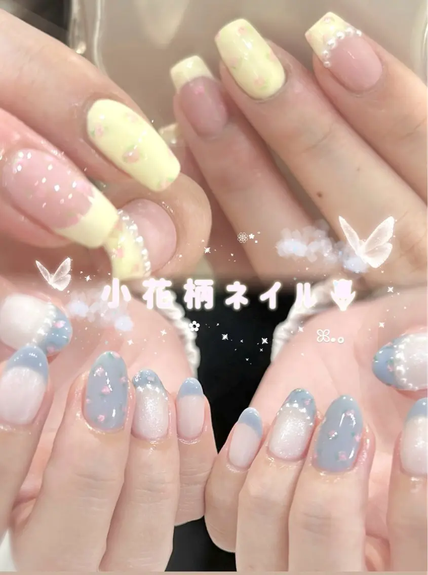 ネイル ガーリー ハンドネイル 🎀チーク/ちゅるん 🫧chisa🎀のネイルデザイン