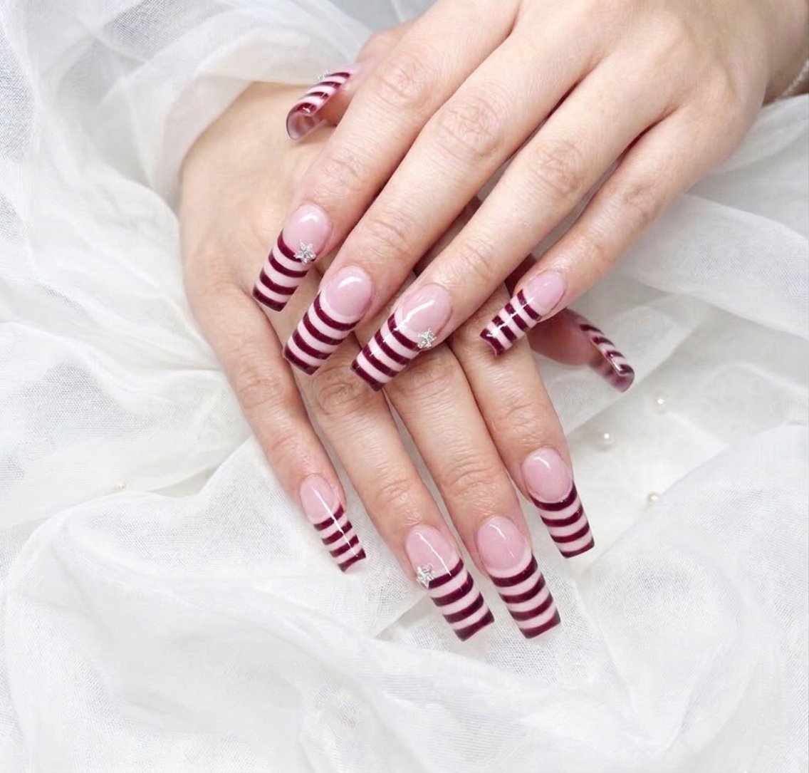 ロング 韓国風ヘア ロング ハンドネイル ハンドケア CHIBI NAIL SALON 船橋のネイルデザイン