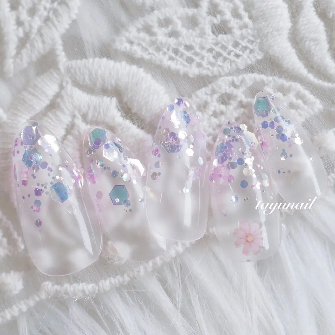ネイル アートネイル ジェルネイル パラジェル シンプルネイル ハンドネイル ネイルサロン 【たゆnail】のネイルデザイン