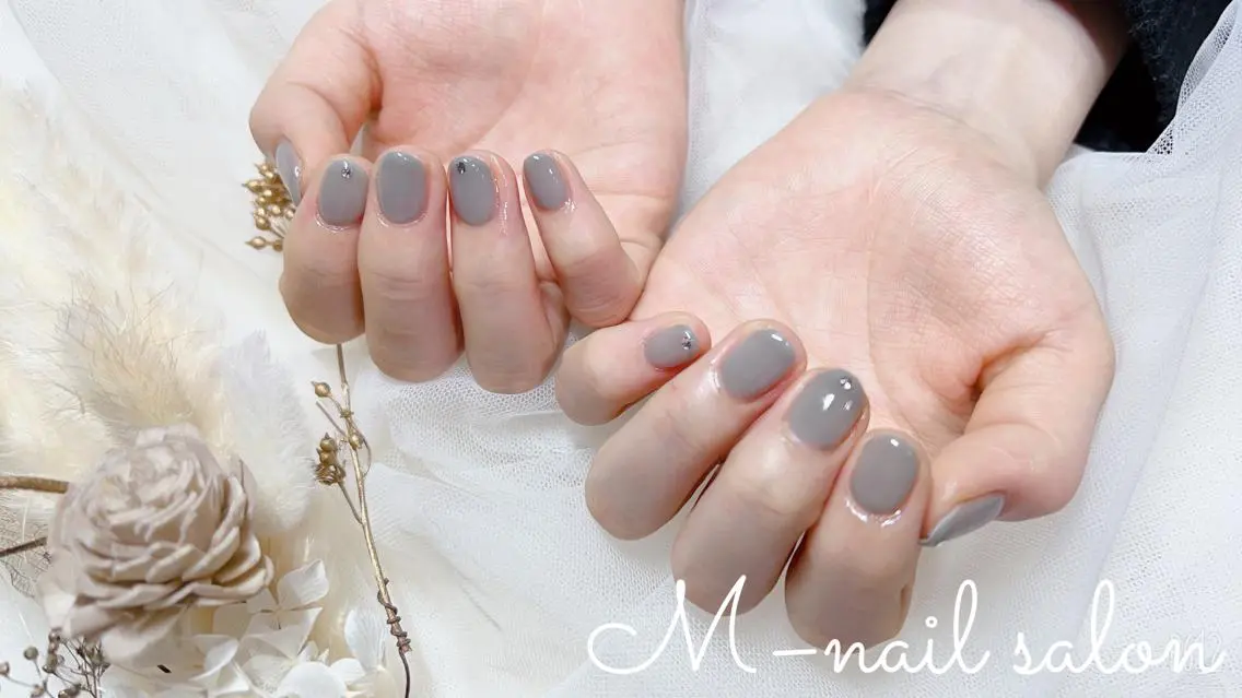 ネイル ワンカラーネイル M_ nail salonのネイルデザイン