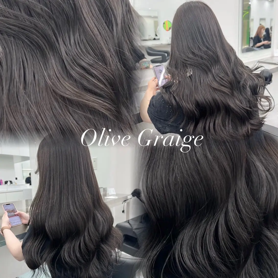ロング 大人っぽ中韓レディ ヘア🤍MAOのヘアスタイル