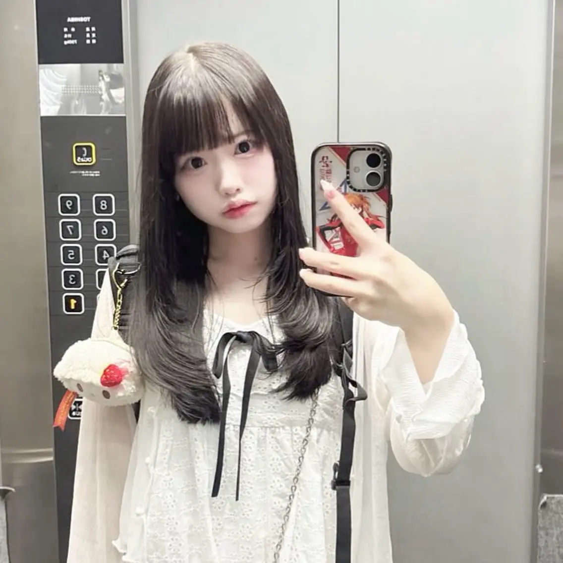 ロング ヘアアレンジ レイヤーカット カット トリートメント ヘアセット 渋谷🤍ハイトーン 🤍ボブ🤍FUMUのヘアスタイル