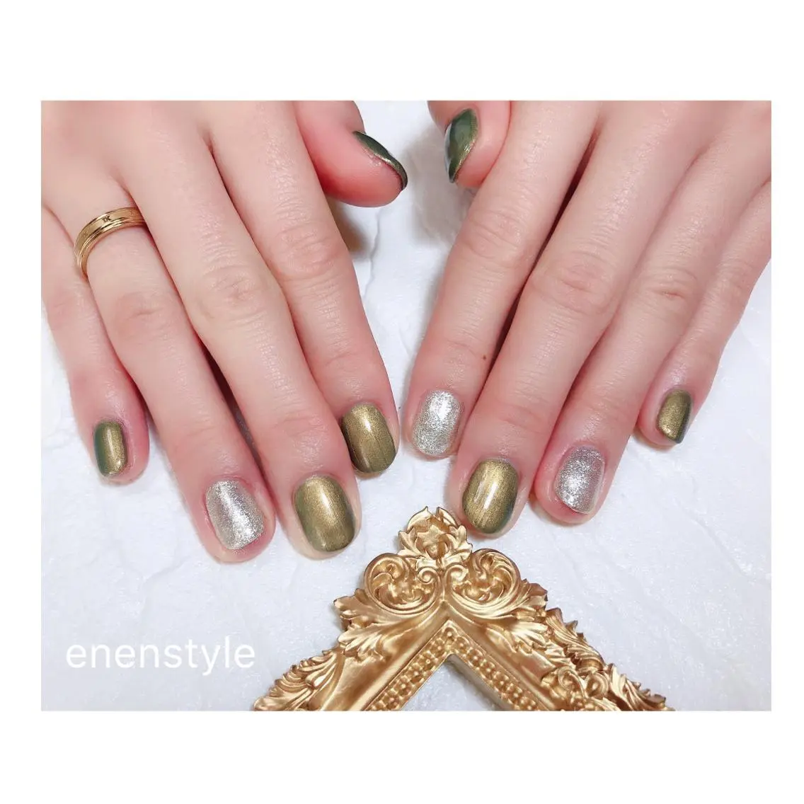 ショート ネイル ジェルネイル ニュアンスネイル オフィスネイル シンプルネイル 🐾enen style 🐾のネイルデザイン