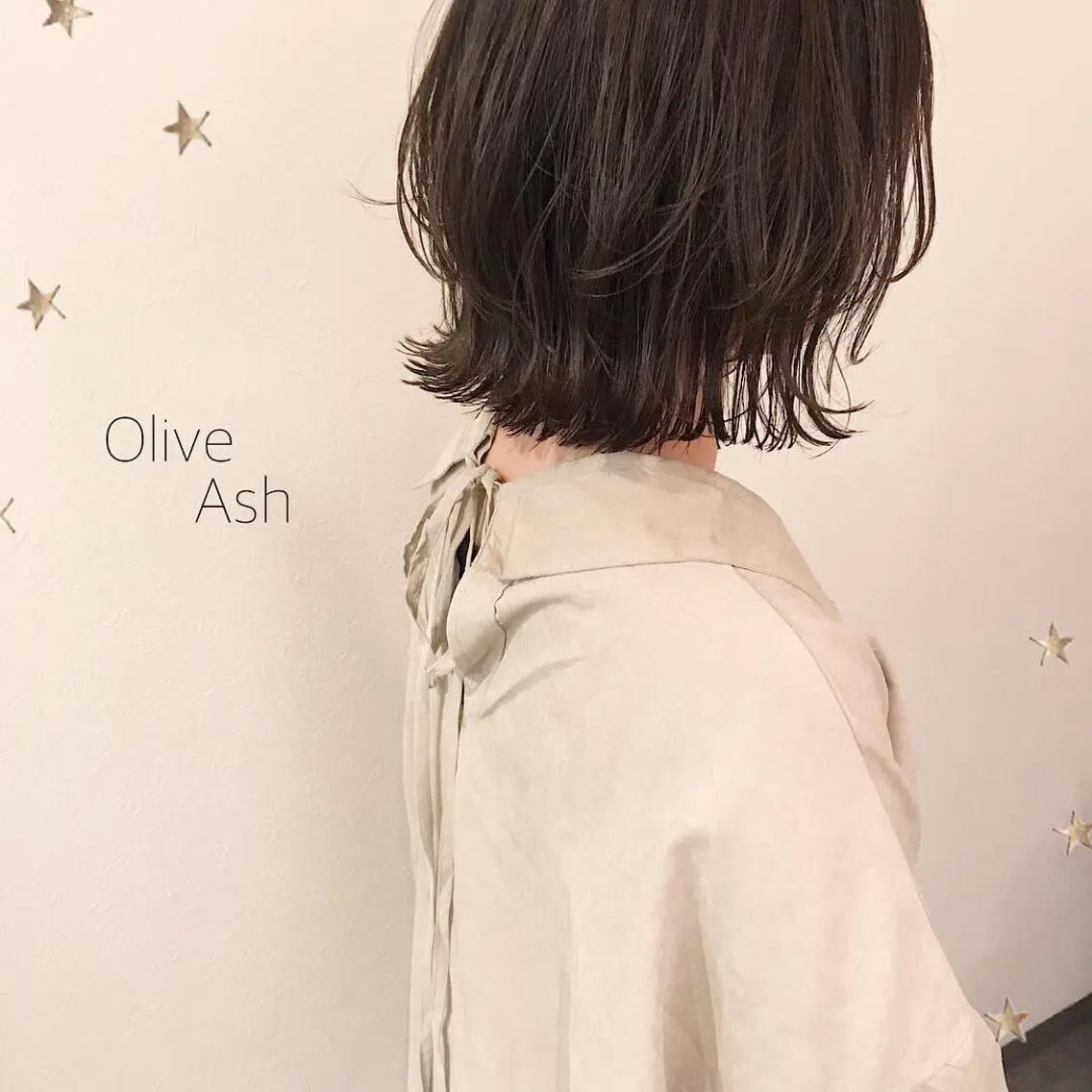 ミディアム カラー 市川 千夏のヘアスタイル