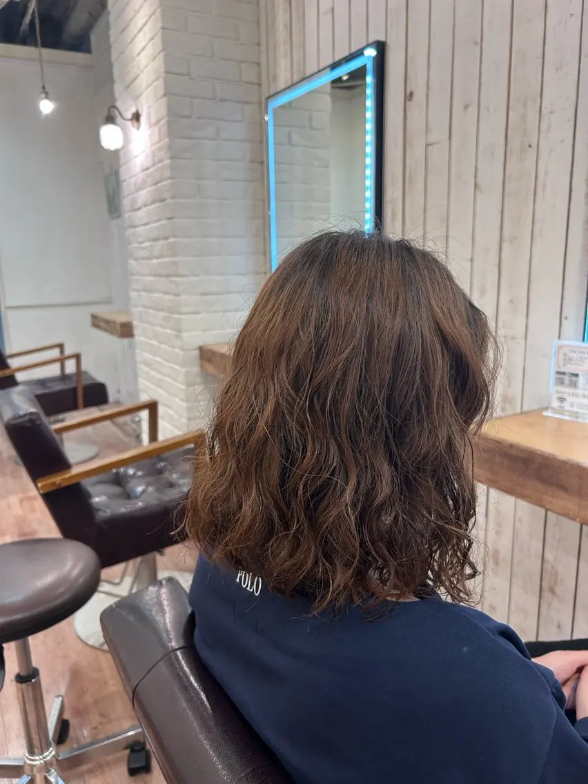 パーマ little福岡 mei.𓍯のヘアスタイル