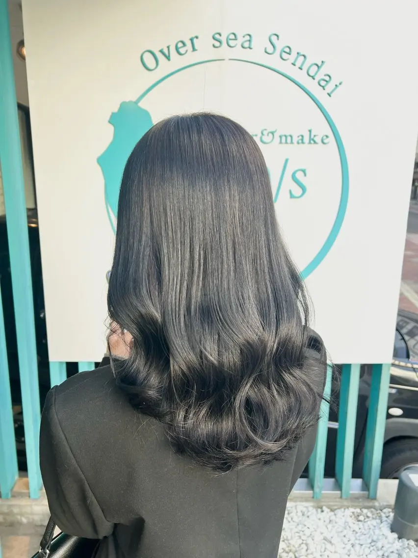 【レディース限定】髪質改善カラー＋カット(ショート、ボブ不可)＋超音波トリートメント✂️の写真
