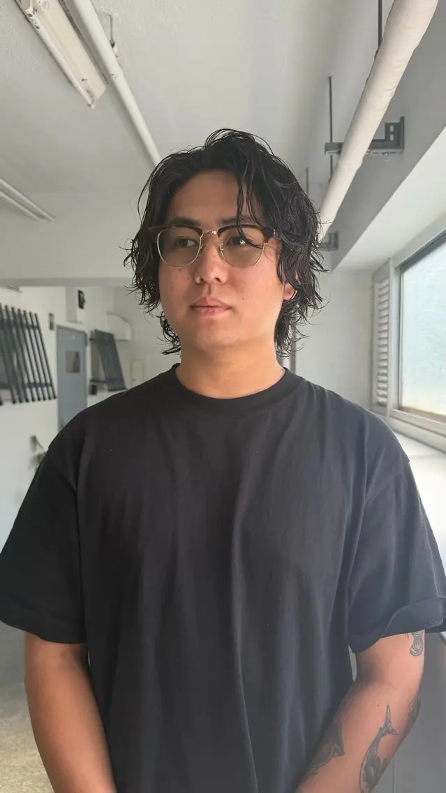 パーマ メンズ メンズパーマ スパイラルパーマ カット パーマ メンズ特化✂️阿世賀 隆太のヘアスタイル