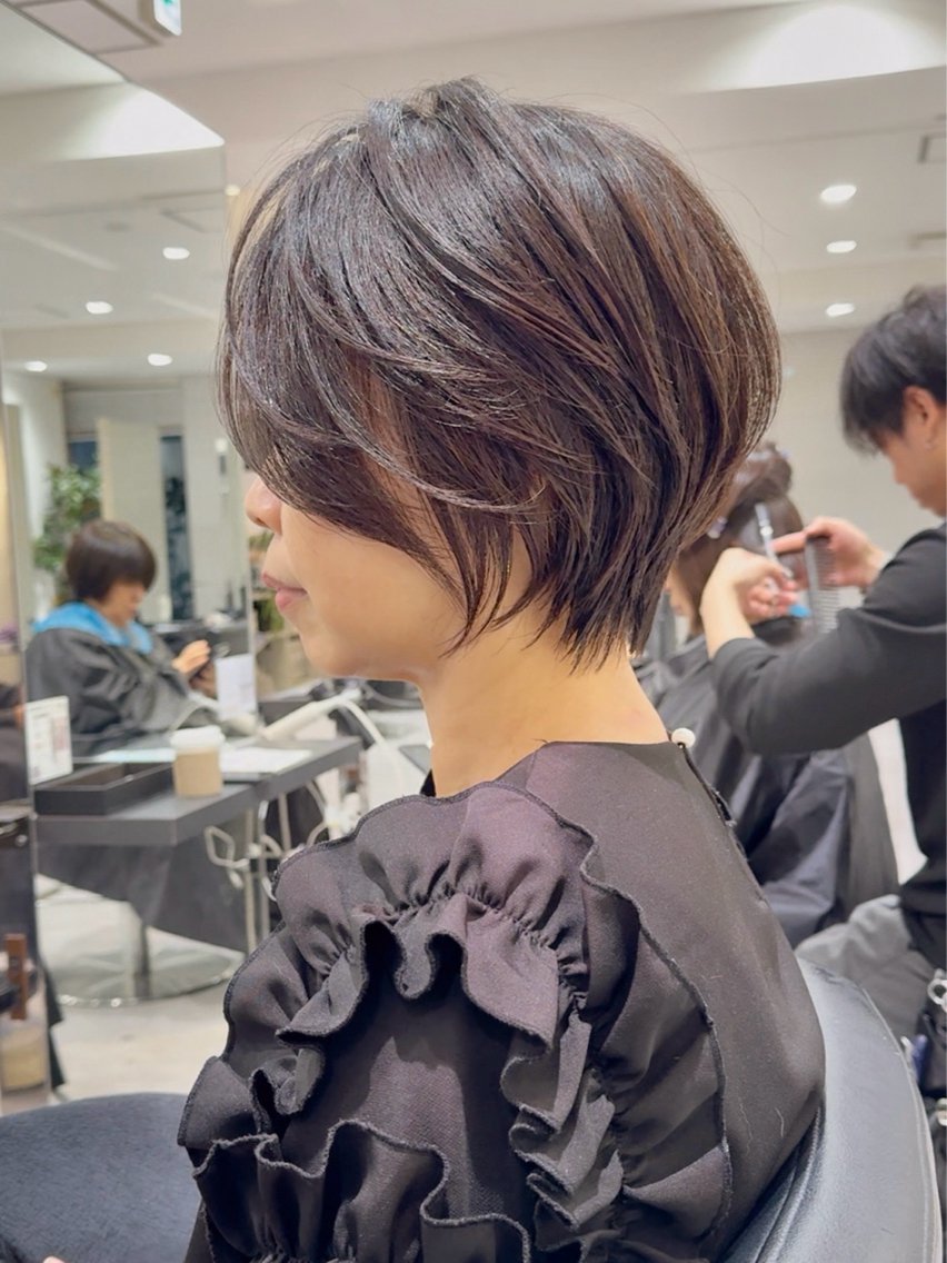 ショート くびれヘア ショートヘア 絶壁カバーくびれ ショート✂️　井川のヘアスタイル