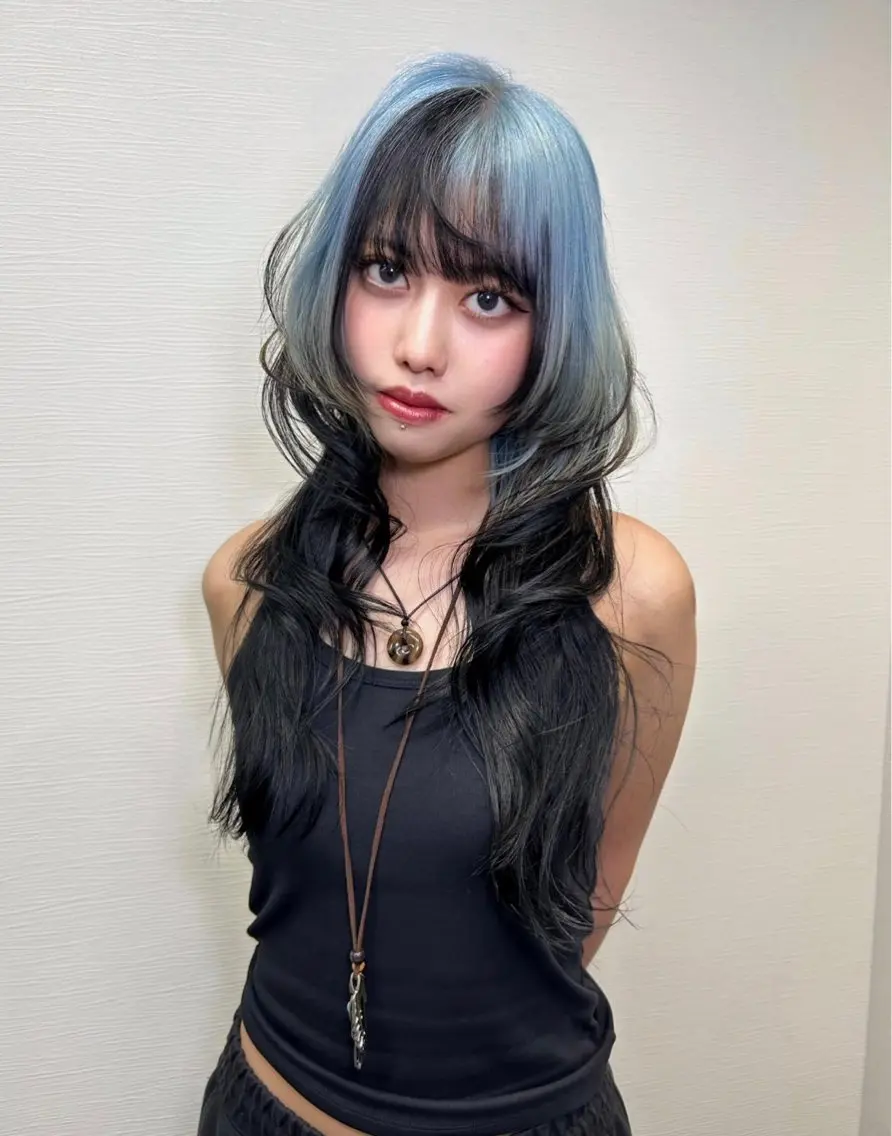 セミロング ヘアカラー トリートメント 鈴木 華奈のヘアスタイル