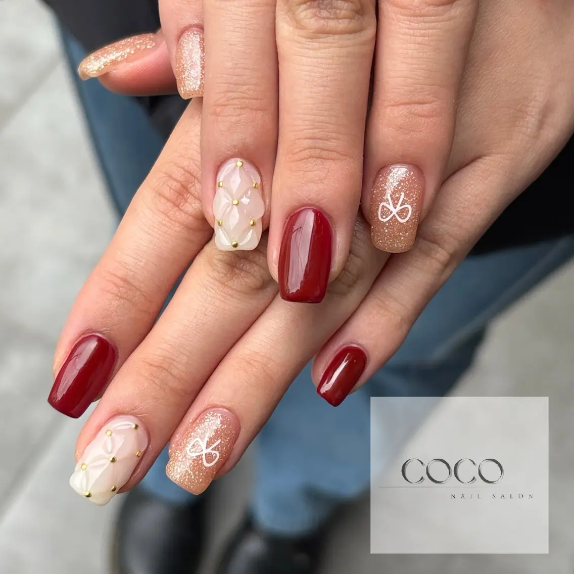 ネイル ハンドネイル NAIL SALON / 耳ツボ HBLのネイルデザイン