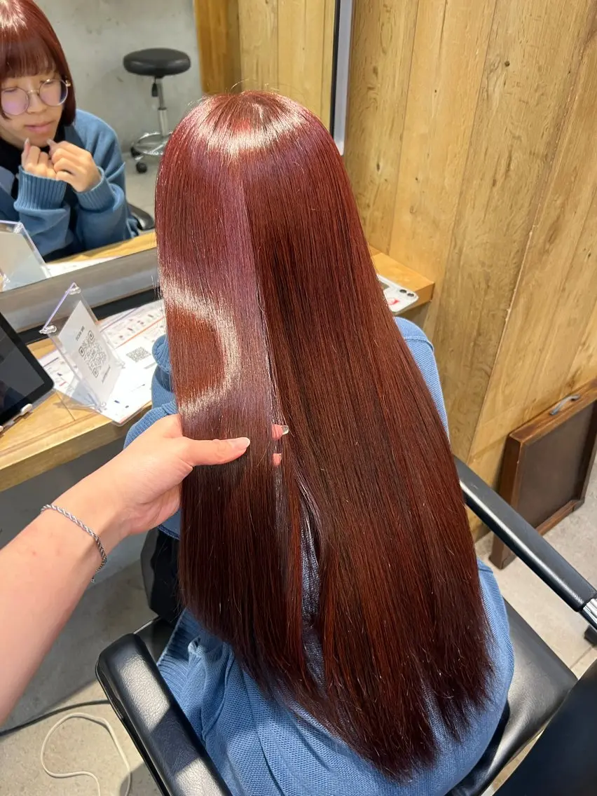 ロング カラー うるぷる髪 🤍 Naanoのヘアスタイル