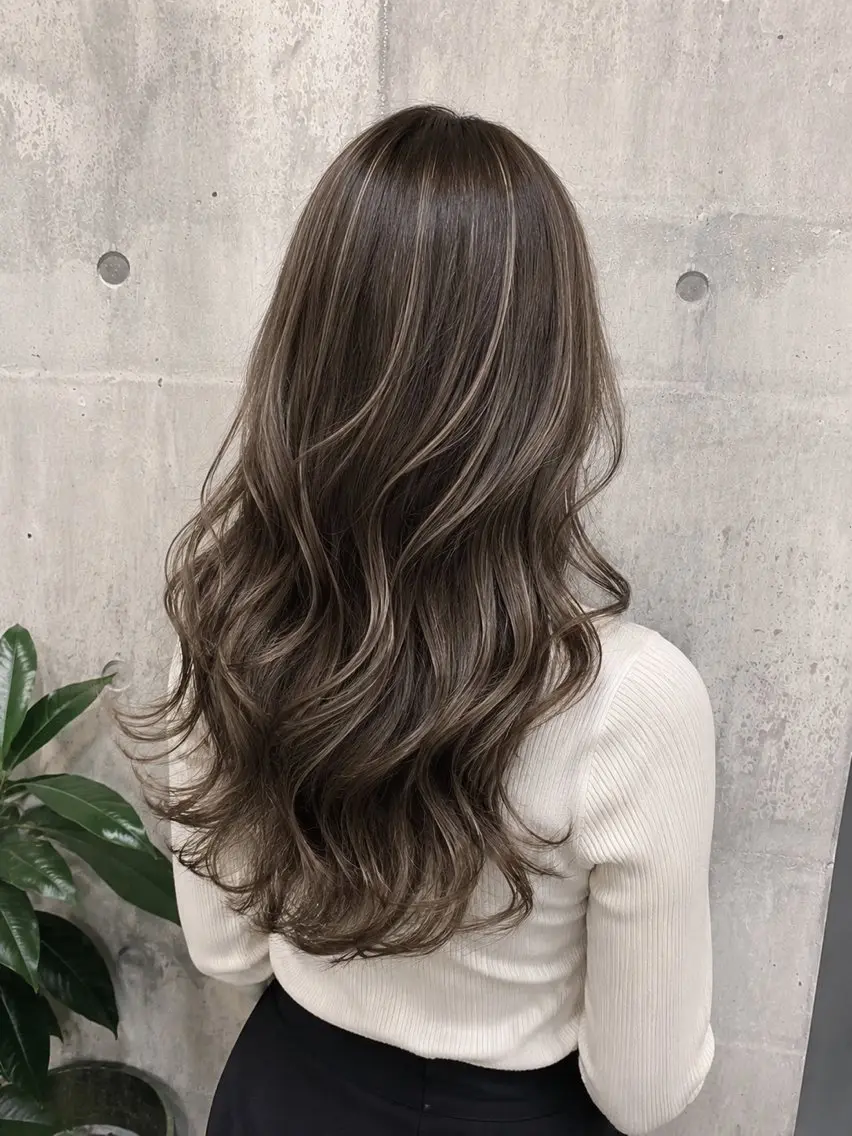 ロング カラー 須藤 桃花のヘアスタイル