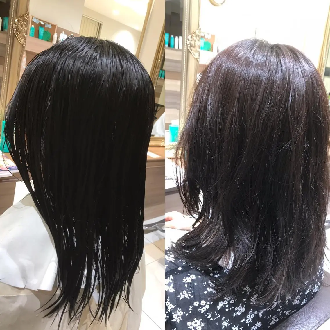 セミロング パーマ KOOKI スティードトーキョーのヘアスタイル