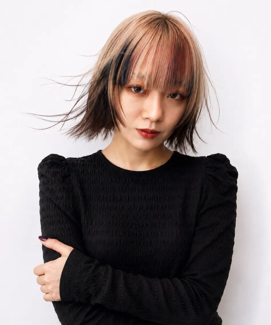 ショート ヘアカラー トリートメント ヘアセット 銀座/似合わせカット /髪質改善/油谷樹️のヘアスタイル
