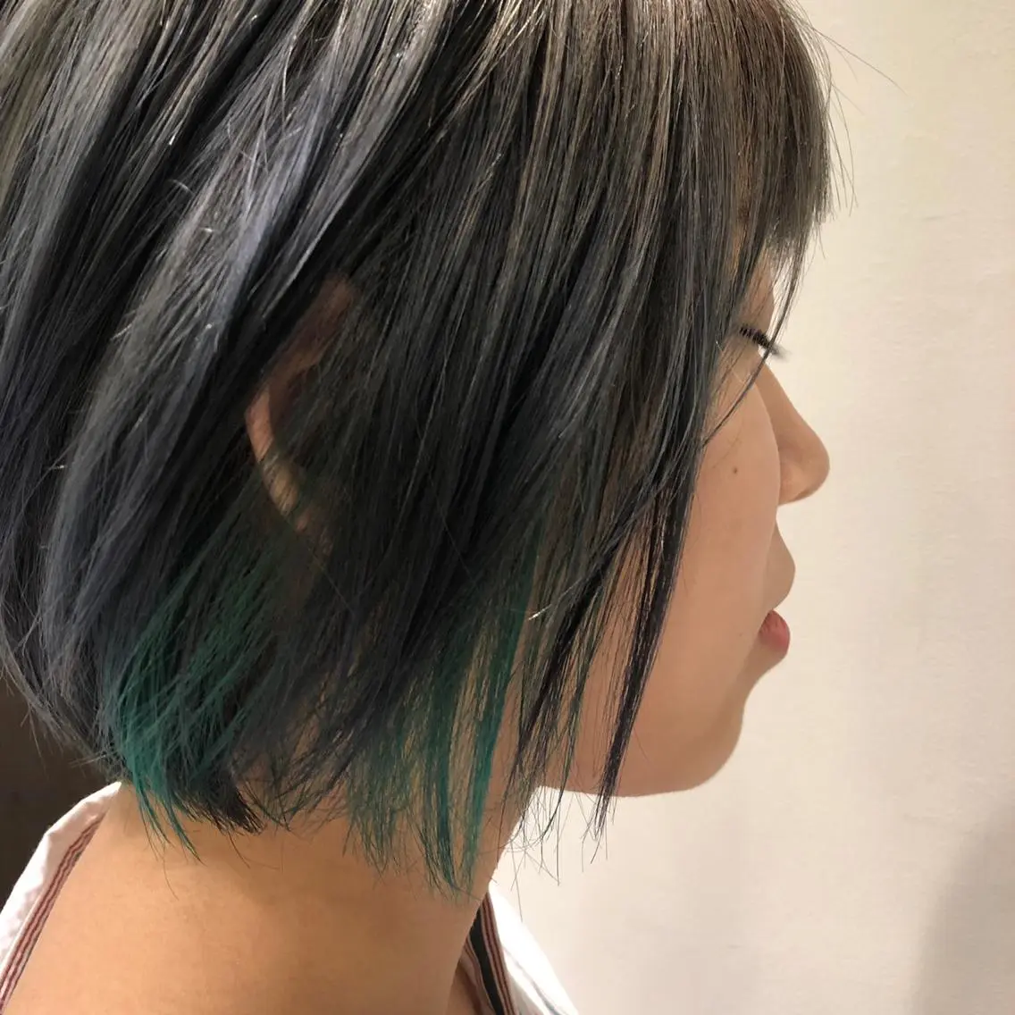 ミディアム 福島 望のヘアスタイル