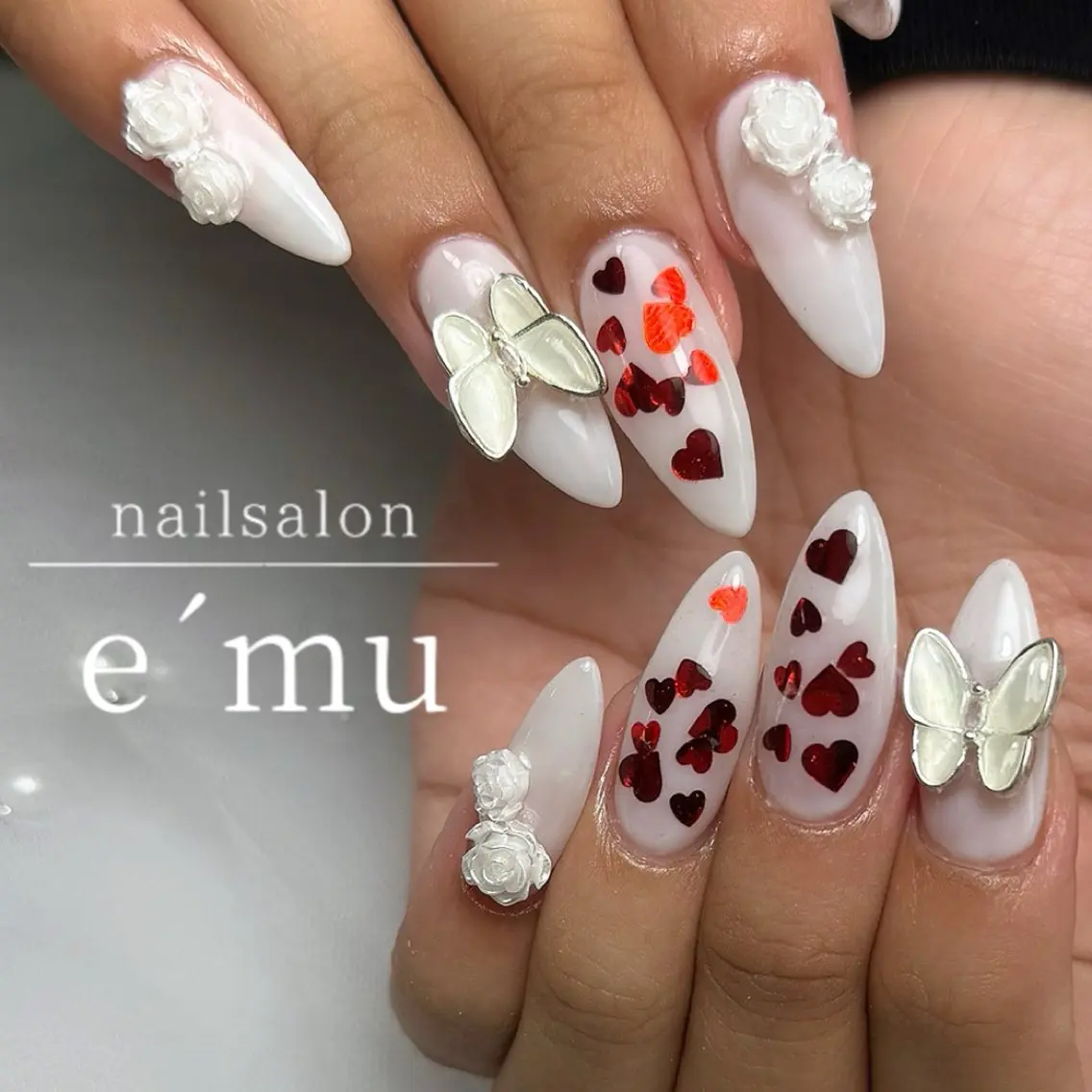ネイル ハンドネイル nailsalon e´muのネイルデザイン