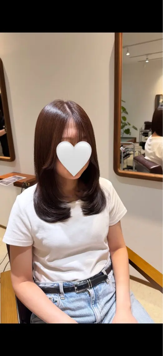 セミロング カット ヘアカラー 鈴木千春🎀 /qualiaのヘアスタイル