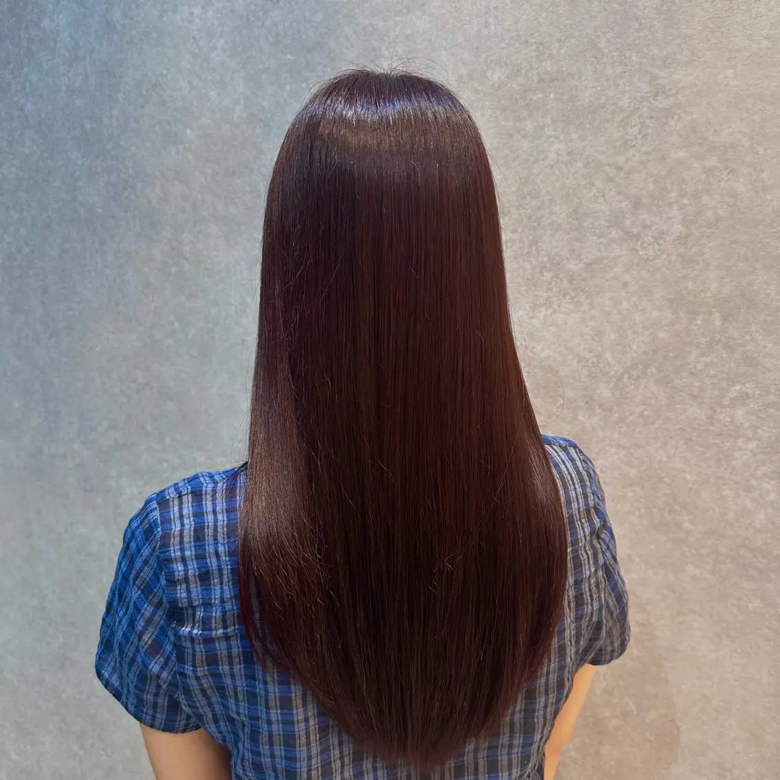 ロング カラー レッドカラー ヘアカラー 松岡蘭珠 /モデル募集中のヘアスタイル