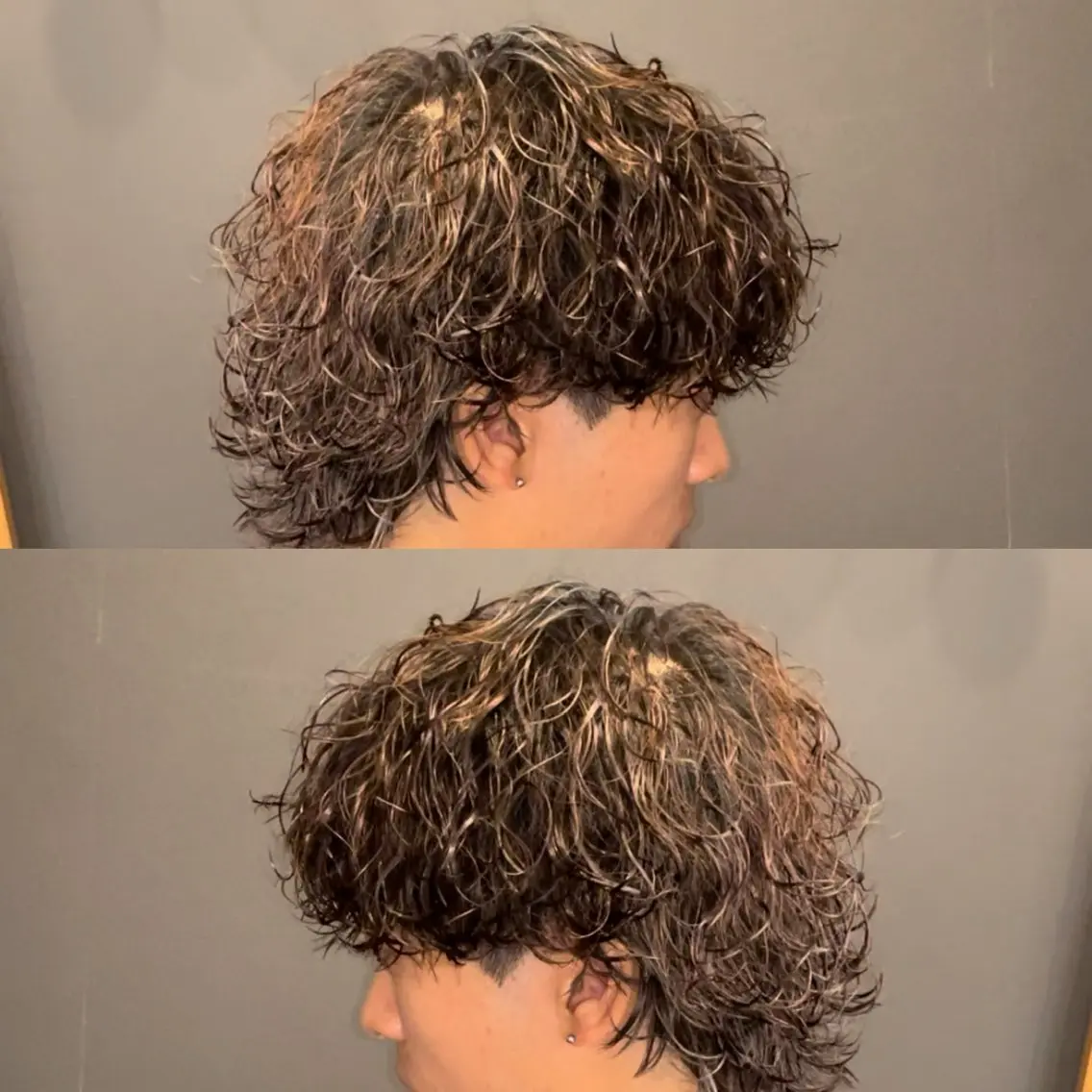 メンズ 波巻きパーマ 和湯 航輝のヘアスタイル