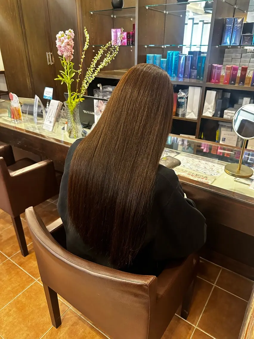 ロング カラー 和田 楓のヘアスタイル