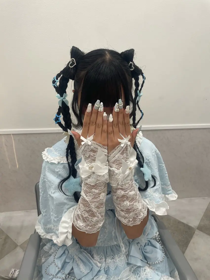 ロング 中村 心のヘアスタイル