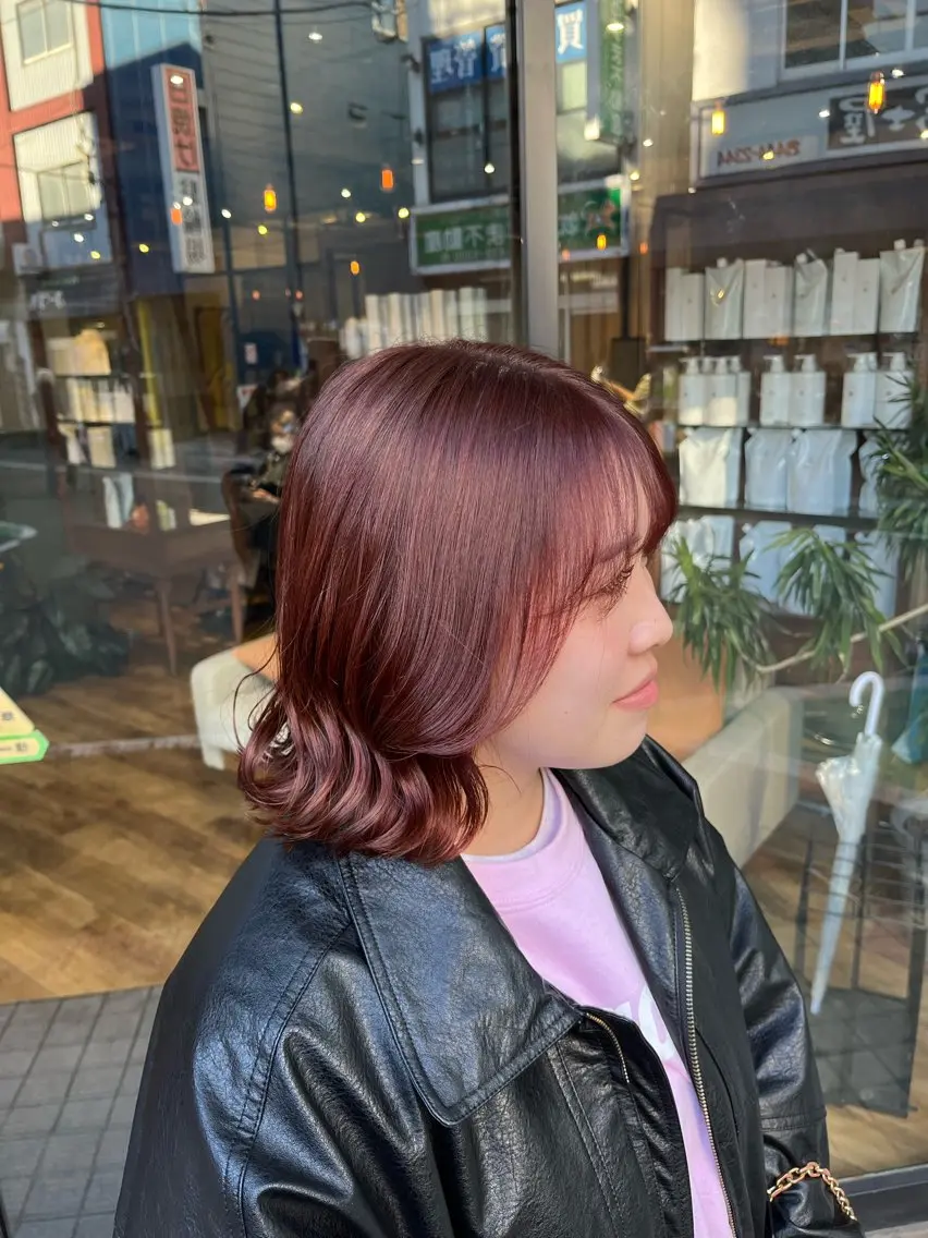 セミロング カラー カット ヘアカラー こじま しょういちのヘアスタイル