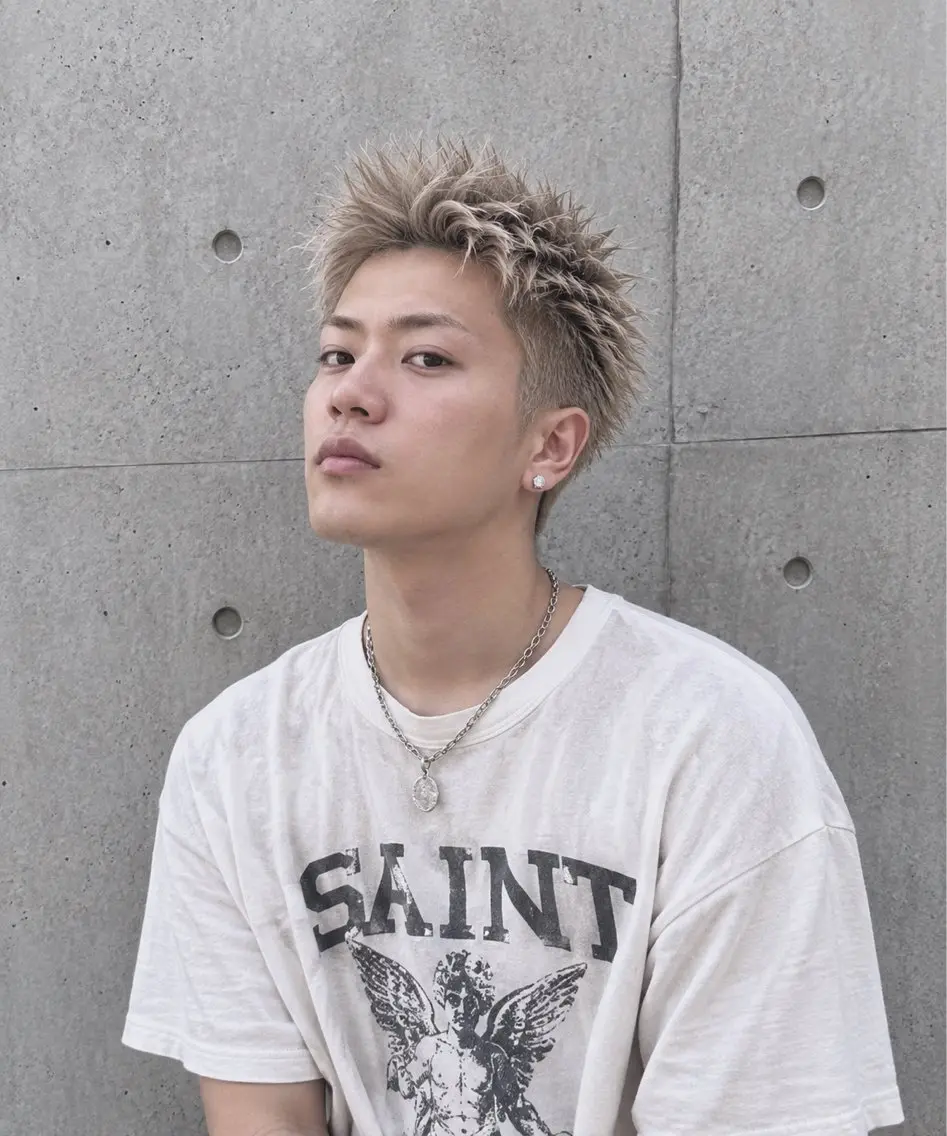 カラー メンズ onono セキケイタのヘアスタイル