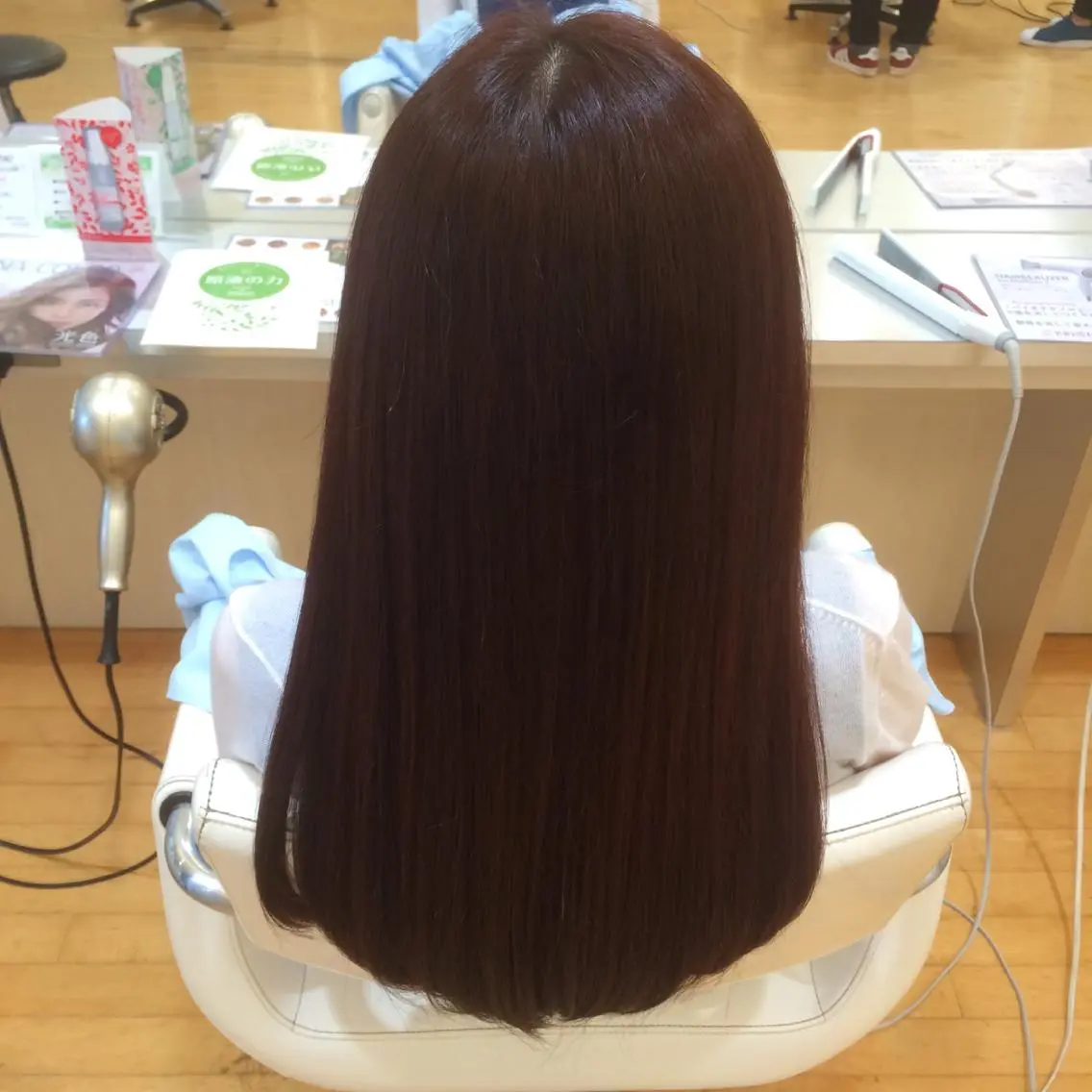 ミディアム セミロング ロング カラー 透明感カラー イルミナカラー ピンクカラー タジマ ヤスヒサのヘアスタイル