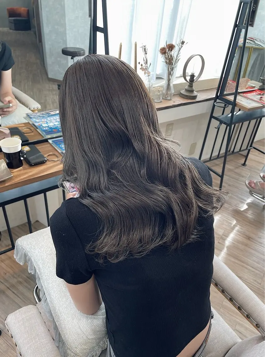 ミディアム カラー sand🎀 Ricoのヘアスタイル