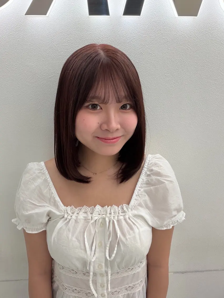 カラー ヘアカラー トリートメント ヘアセット 韓国girly 🪽🫧ハルナ🎀のヘアスタイル