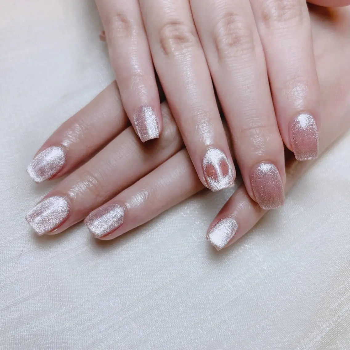 ネイル ハンドネイル H3 Nail Tsuki🦋💙のネイルデザイン