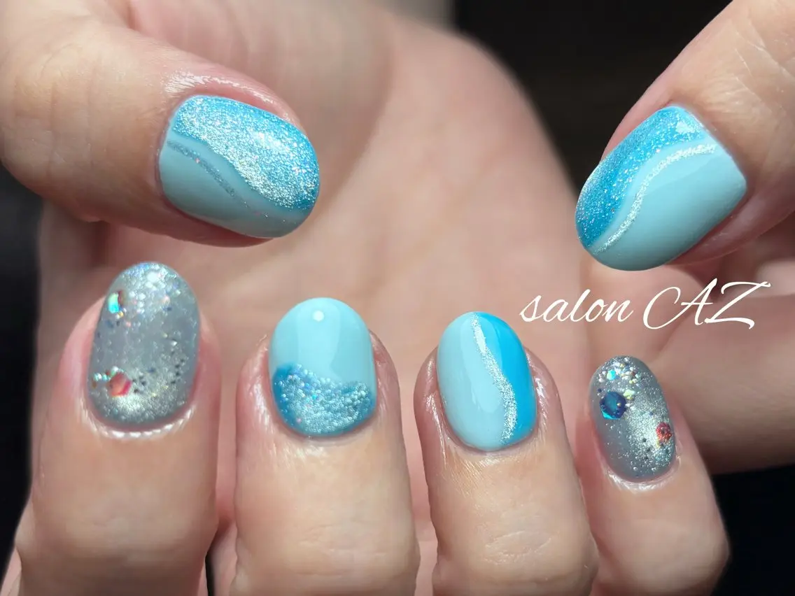 ネイル オフィスネイル ハンドネイル salon AZのネイルデザイン
