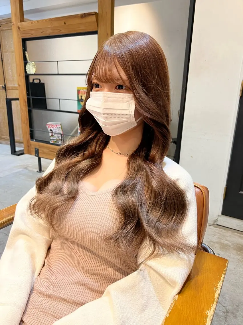 ロング ヘアカラー 秋葉原　柏木絢汰 ✨当日予約okのヘアスタイル