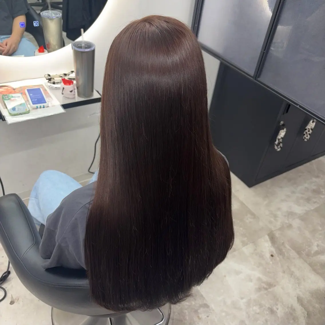 ロング ヘアカラー Marin暖色カラー 💗メンズ大歓迎のヘアスタイル