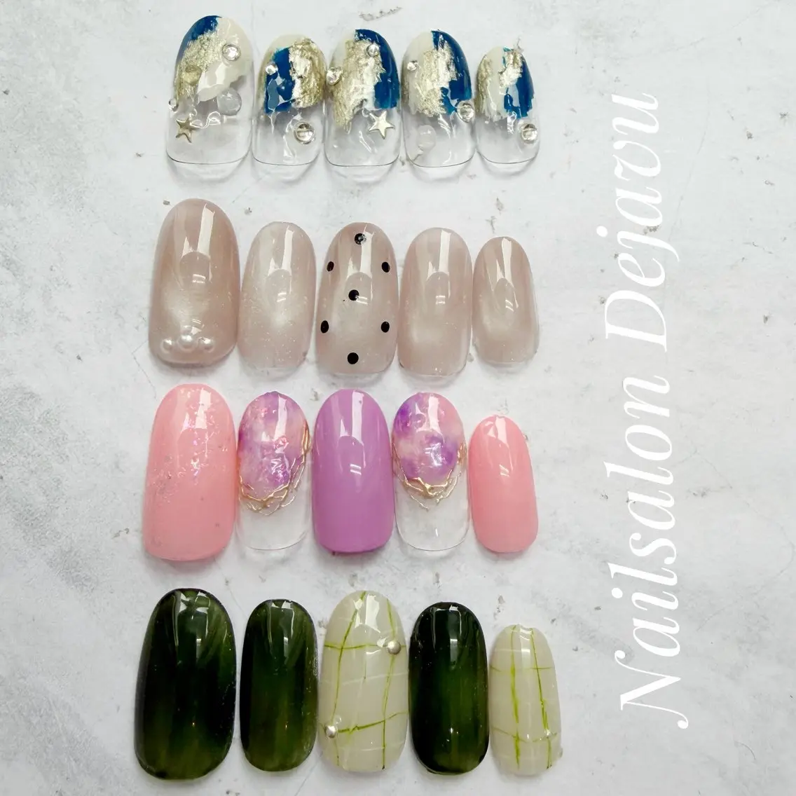 ネイル アートネイル オフィスネイル ハンドネイル Nail salon Dejavu 🌿のネイルデザイン