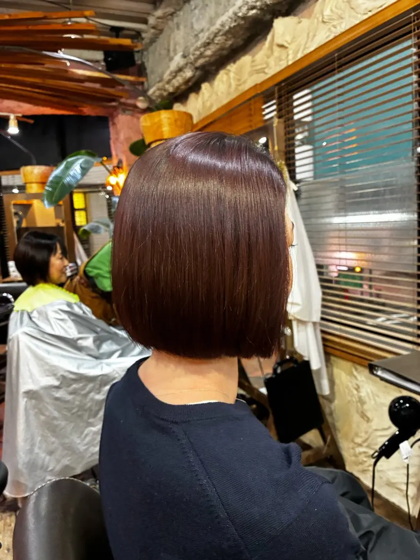 ショート カラー 大人ショートボブ専門 /増田英二のヘアスタイル