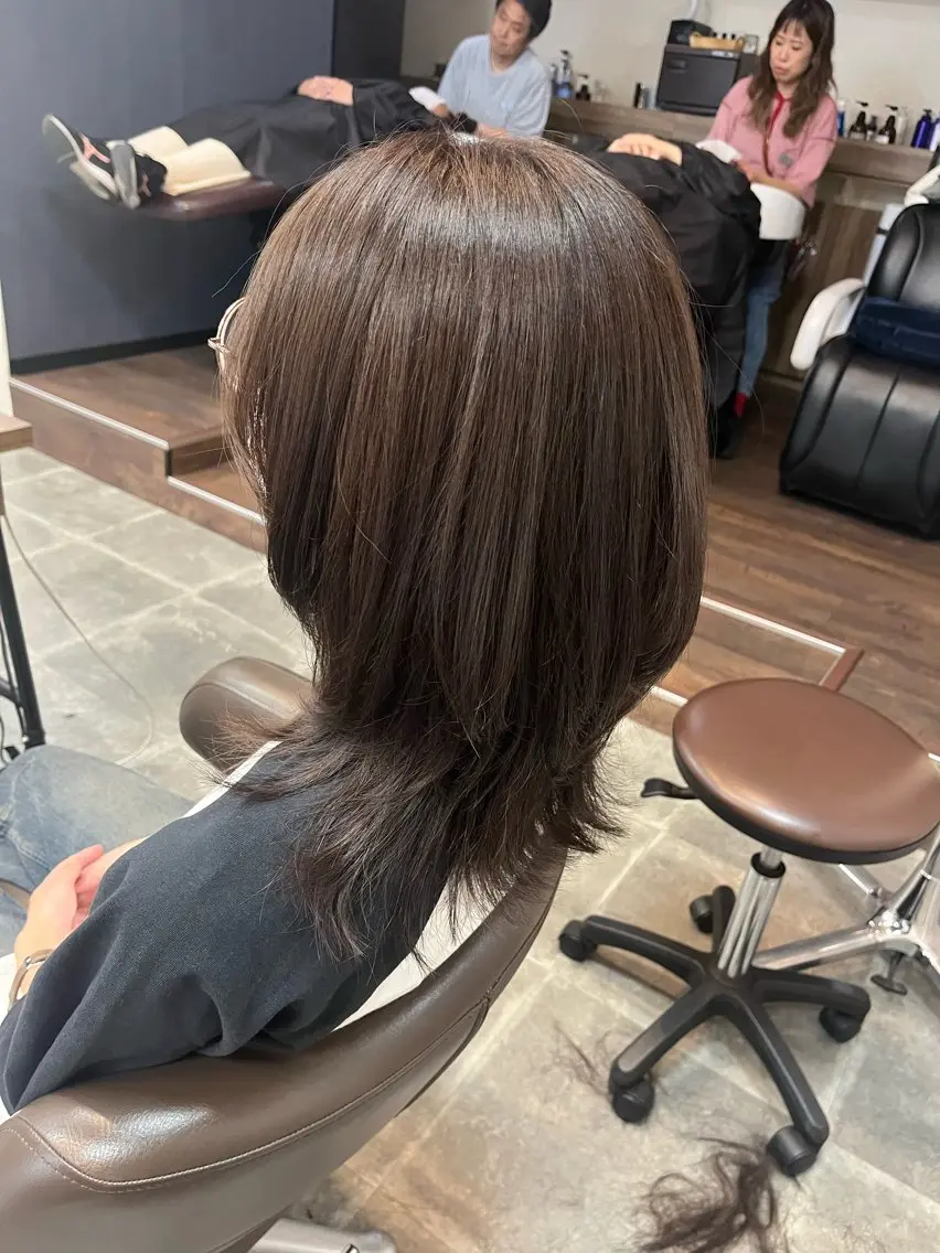 ミディアム 透明感カラー✨ 鈴木絢奈のヘアスタイル