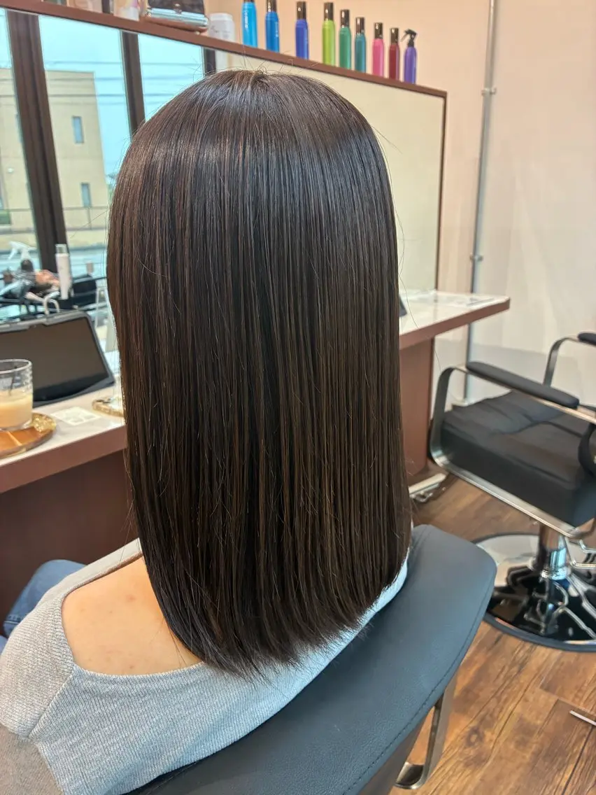 ミディアム ヘアカラー トリートメント kurumi / souのヘアスタイル