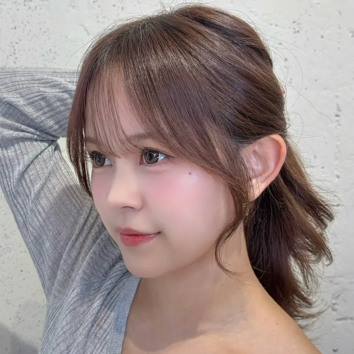 ロング 顔周りカット 髪質改善 竹川裕太のヘアスタイル