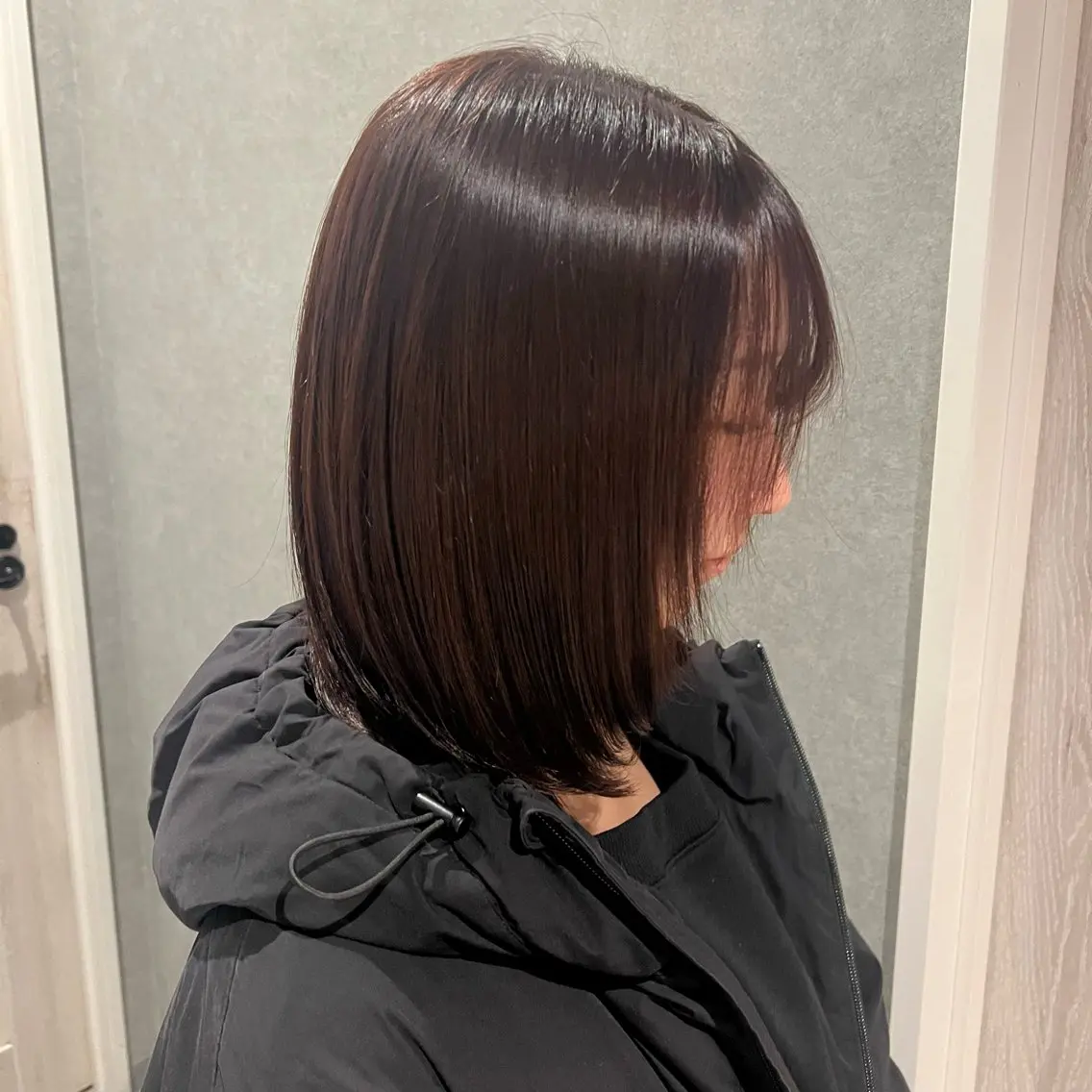 ミディアム レイヤーカット Applause ナナのヘアスタイル