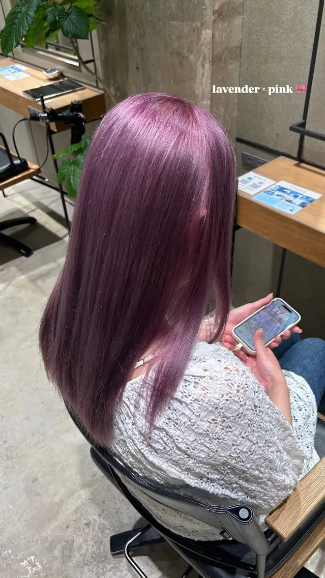 ロング 神野 柚芽のヘアスタイル