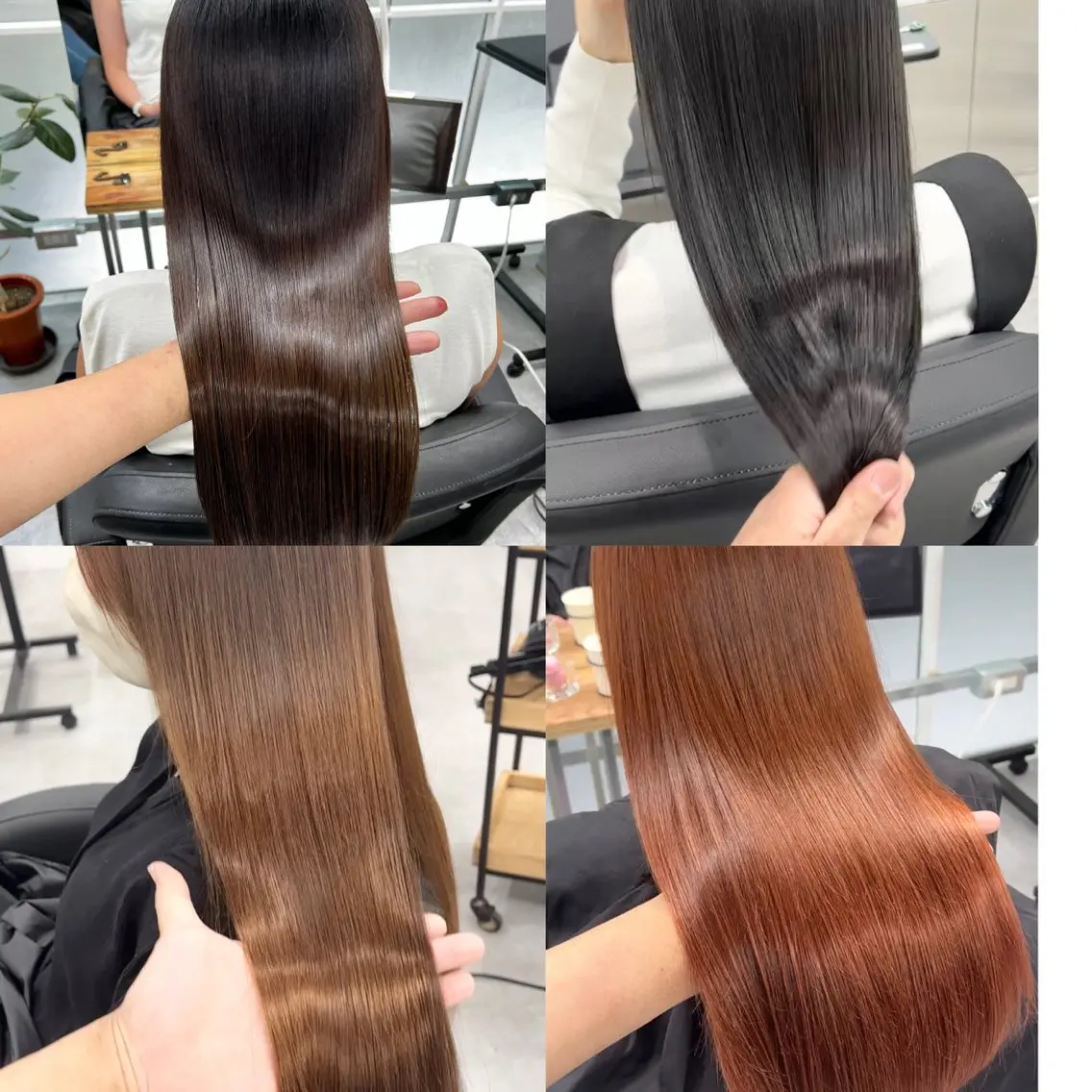 ロング カラー 髪質改善 トリートメント 酸性ストレート 酸熱トリートメント welring hair salonのヘアスタイル
