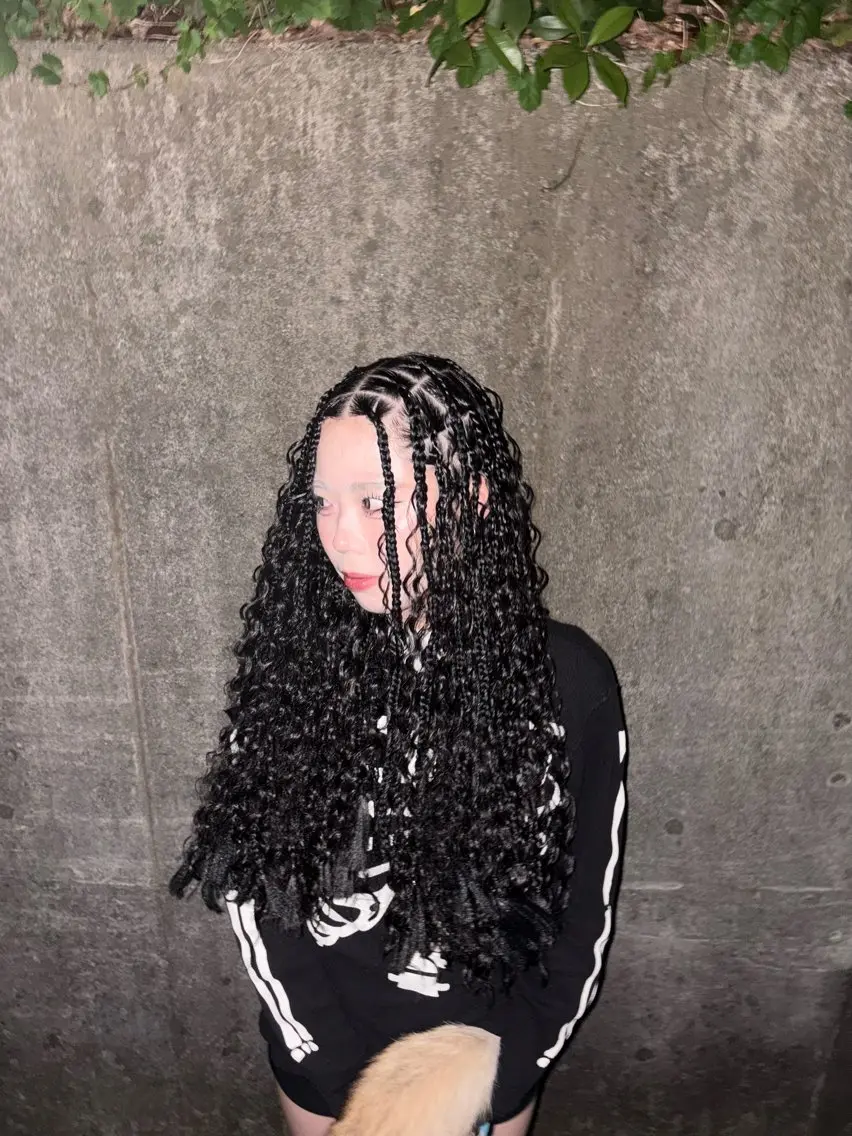 ロング ヘアアレンジ コーンロウ/ ブレイズ 大田竜也のヘアスタイル