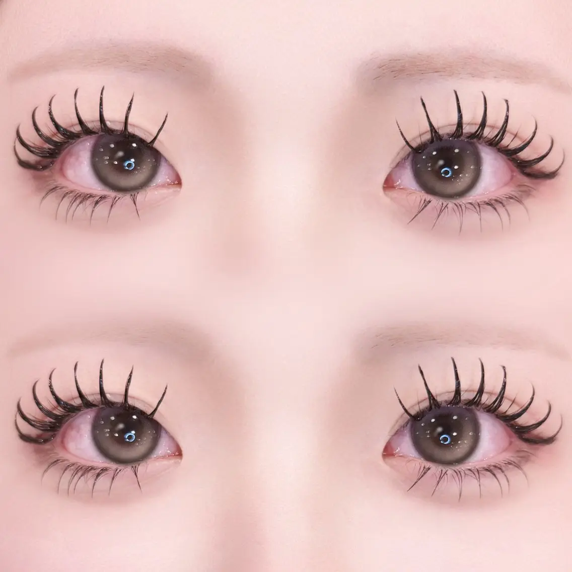 🌼LEDグルーパリエク🌼フラットラッシュ80本の写真